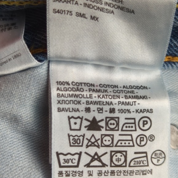 Levis 550 Jeans Mens 36x30* Blue Light Wash Ripped Grunge Baggy Punk Skater - Picture 11 of 12